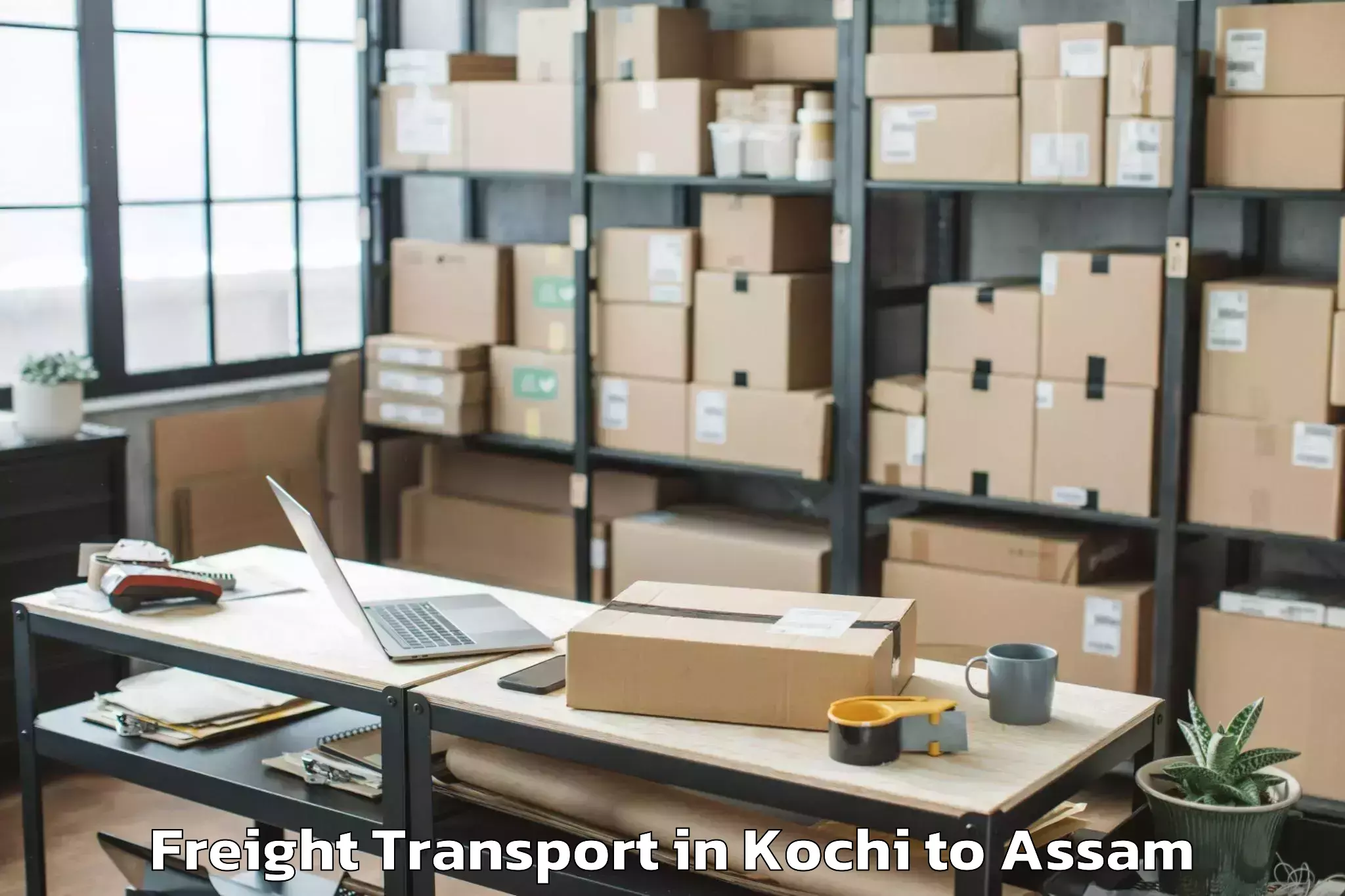 Reliable Kochi to Raha Freight Transport